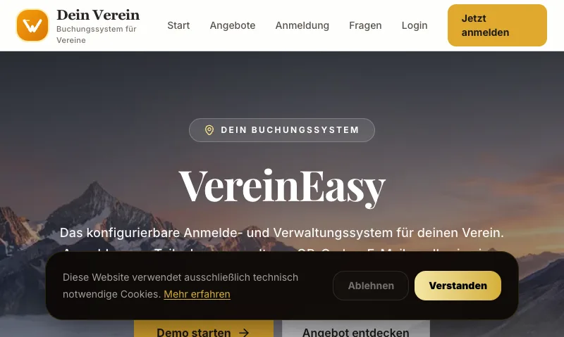 VereinEasy — Vorschau
